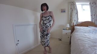 Ex-Wife Striptease in Cocktail Dress