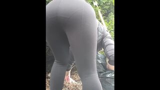 Step Mom in Leggings Teases and Fuck Step Son before Dad comes from Work